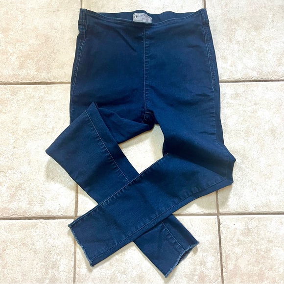 Free People Pull-On Denim Skinny Jeans Jeggings - Picture 2 of 10